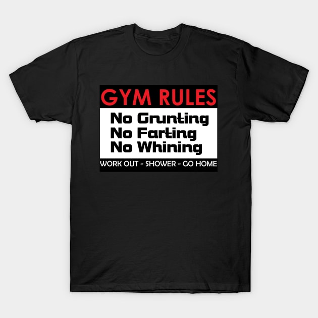 Gym Rules T-Shirt by ThemedSupreme